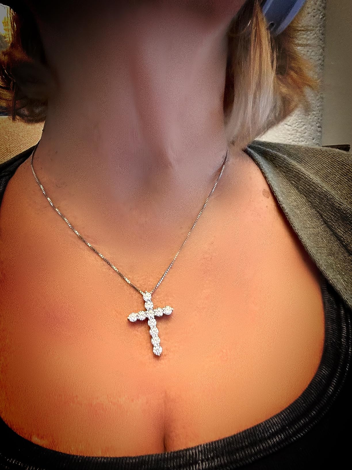 STAINLESS STEEL "CROSSES" NECKLACE