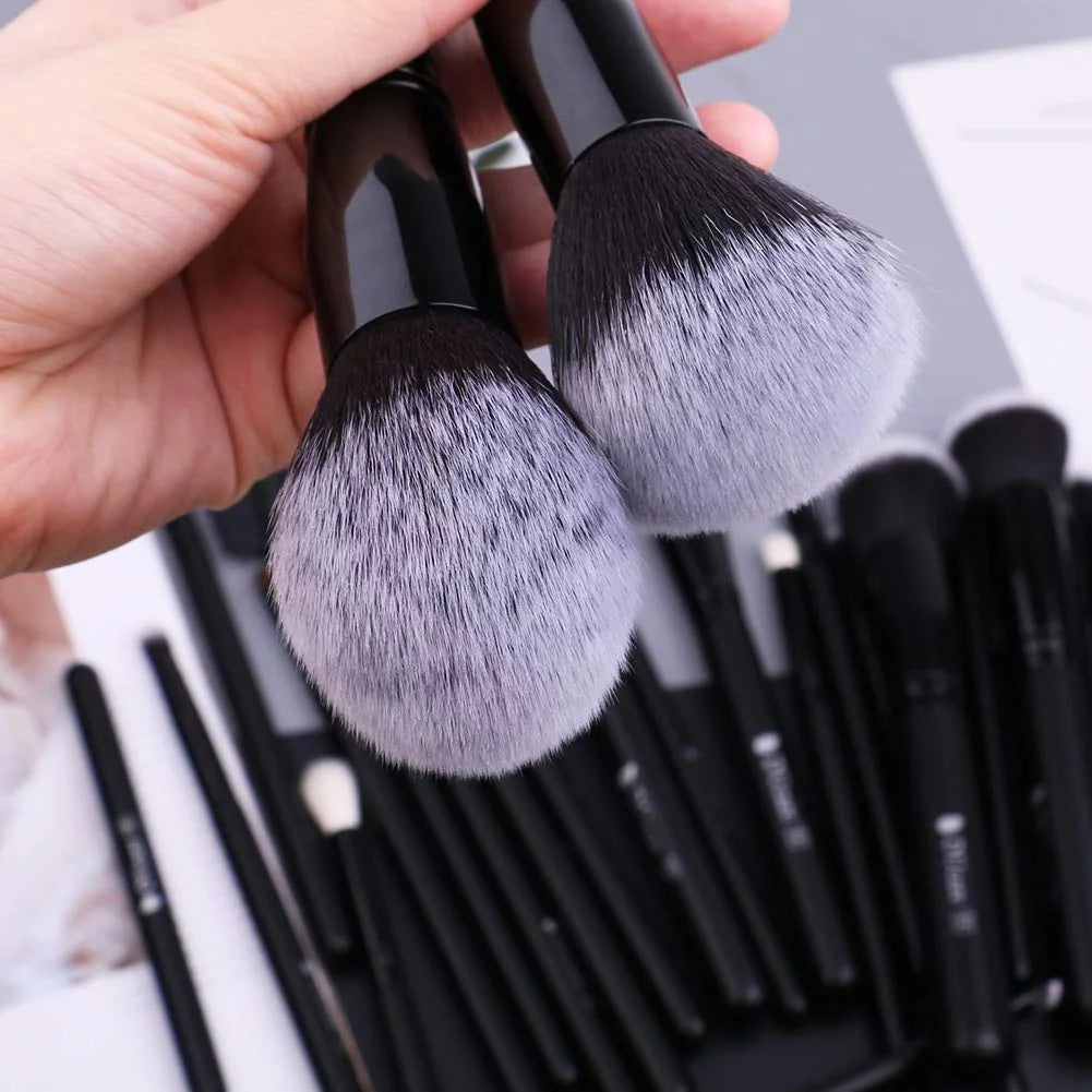 Makeup Brushes Professional 27Pcs Makeup Brush Kit Set Kabuki Foundation Blending Face Powder Blush Concealers Eye Shadows