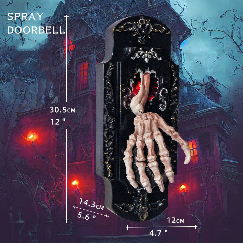 Halloween Funny Doorbell Induction Spray Door Lock