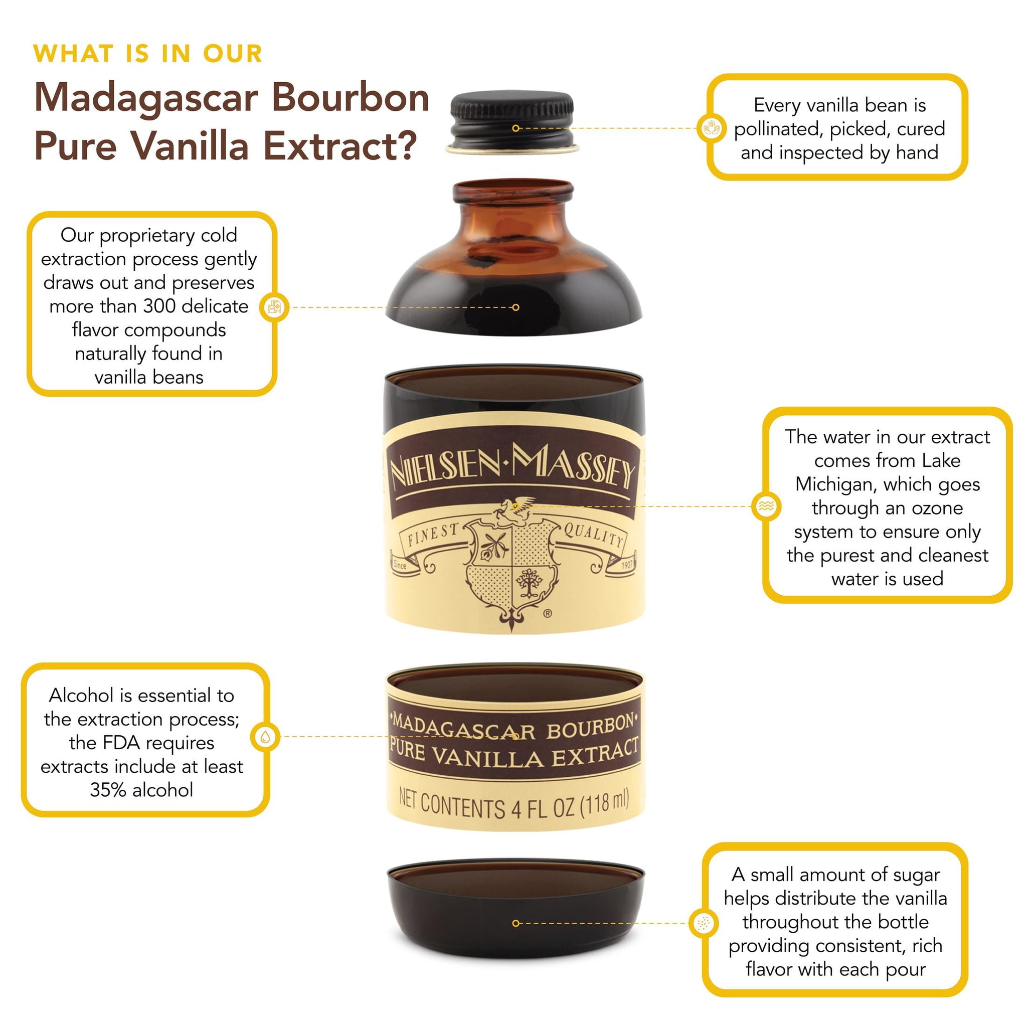 Madagascar Bourbon Pure Vanilla Extract, 32 Oz