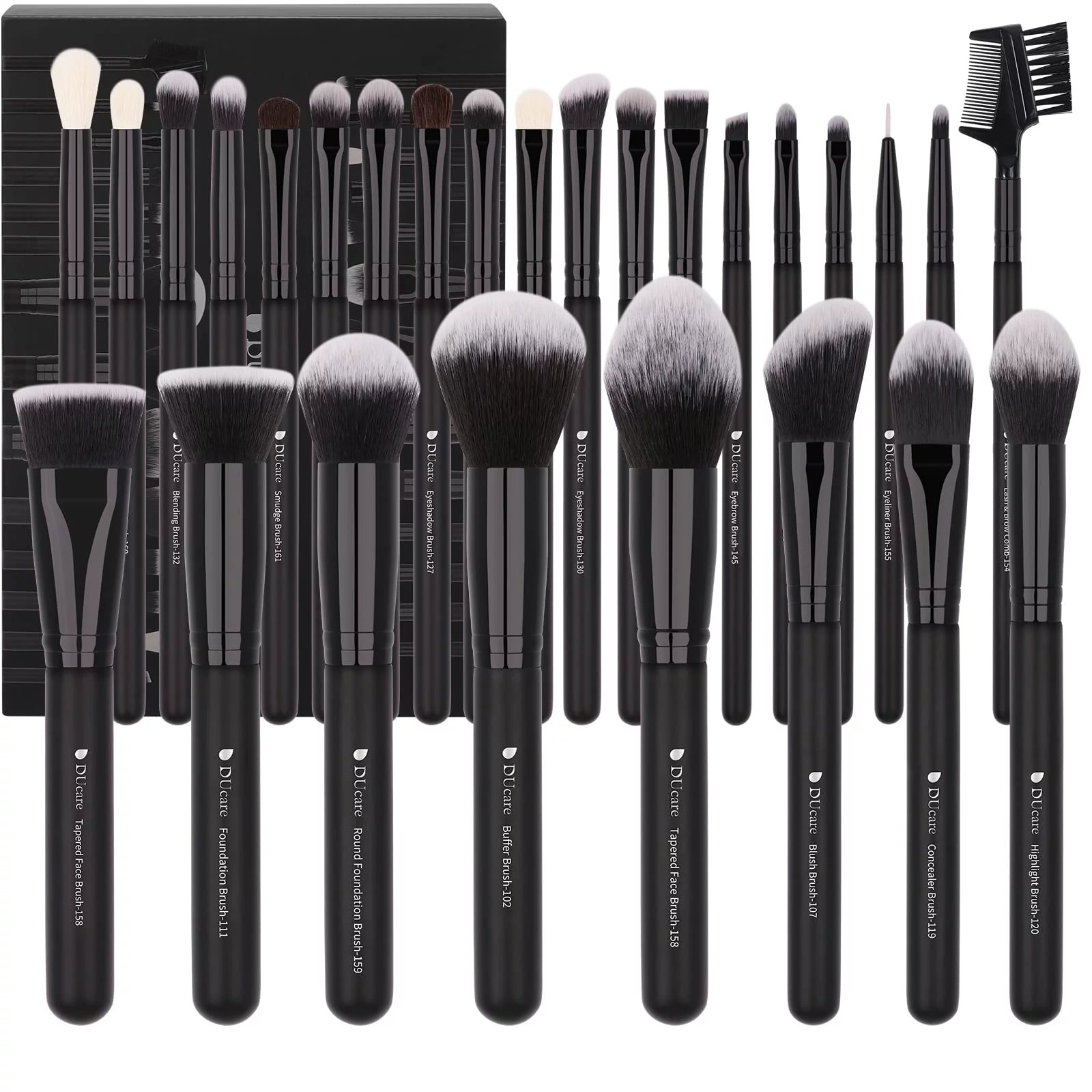 Makeup Brushes Professional 27Pcs Makeup Brush Kit Set Kabuki Foundation Blending Face Powder Blush Concealers Eye Shadows