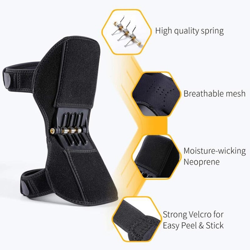 Power Knee Joint Support Brace Set