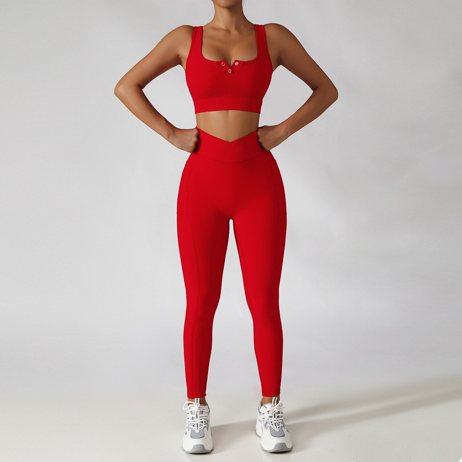 Women's High Waist Leggings Sports Suits