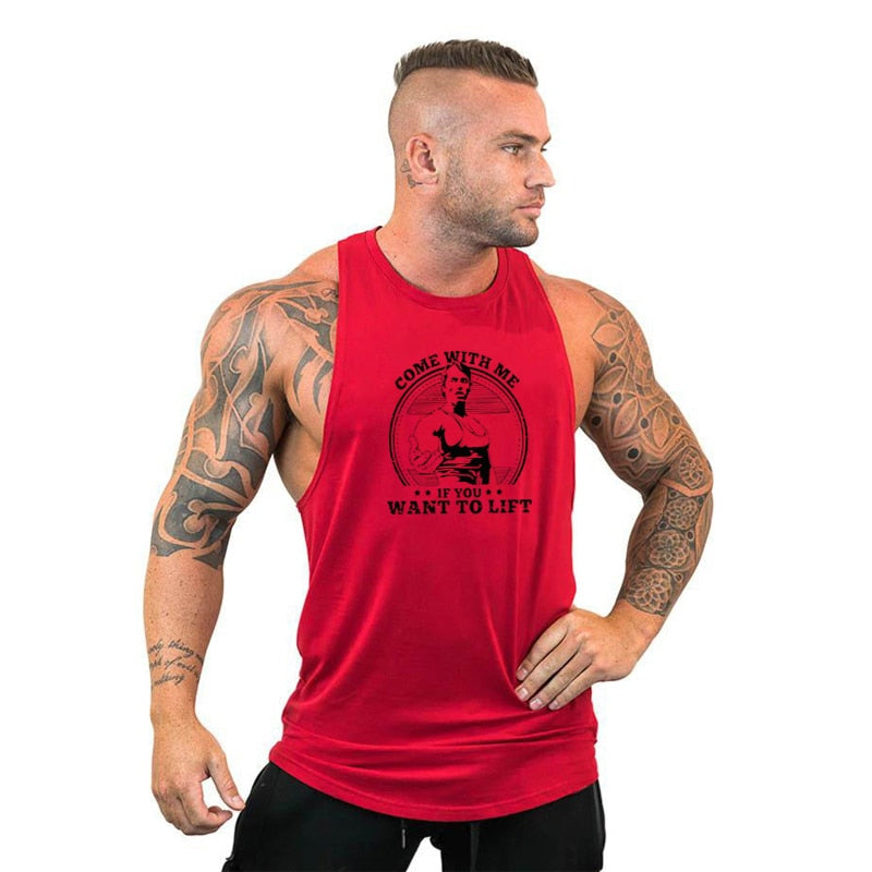 Men's Bodybuilding Stringer Tank Tops