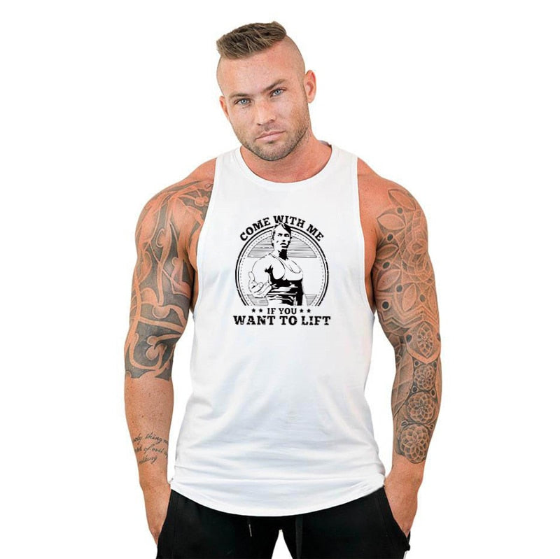 Men's Bodybuilding Stringer Tank Tops