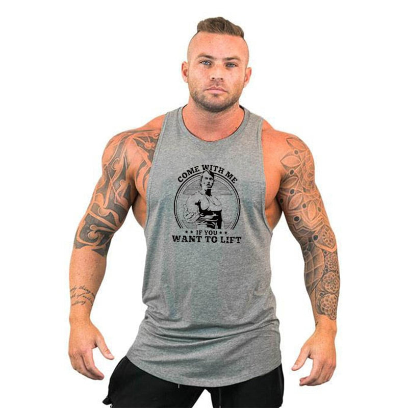 Men's Bodybuilding Stringer Tank Tops