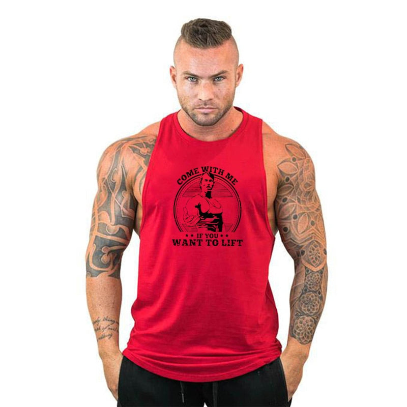 Men's Bodybuilding Stringer Tank Tops