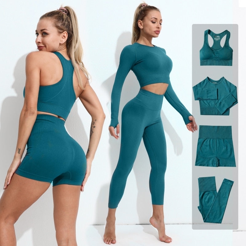 Long Sleeve Gym Clothes For Women