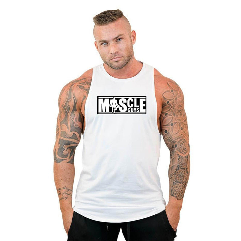 Men's Bodybuilding Stringer Tank Tops