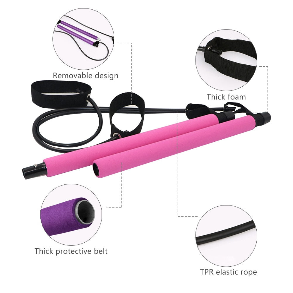 Yoga Pilates Bar Stick Band