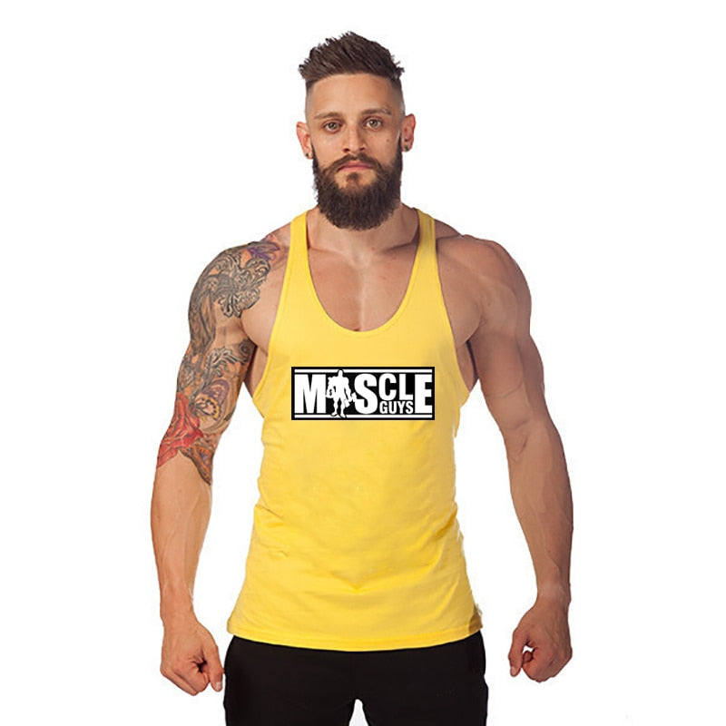 Men's Bodybuilding Stringer Tank Tops